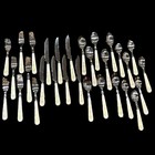 8 Corelle Coordinates SAND ART Dinner Knives 8-7/8"