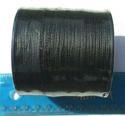 60 pound braided fishing line 550yds (500m) BLACK 60 pound SUPER LINE BRAID Braided Fishing Line Bass  Pike Ahi