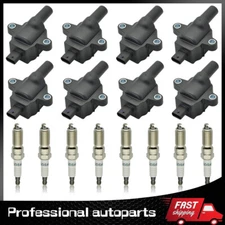 8 Energy Ignition Coil UF893 Spark Plug For 2022 Ford F-550 7.3L V8