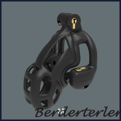Python Ultra Cage 3D Printed Chastity Device Double-Lock Mamba Ring Cobra Cage