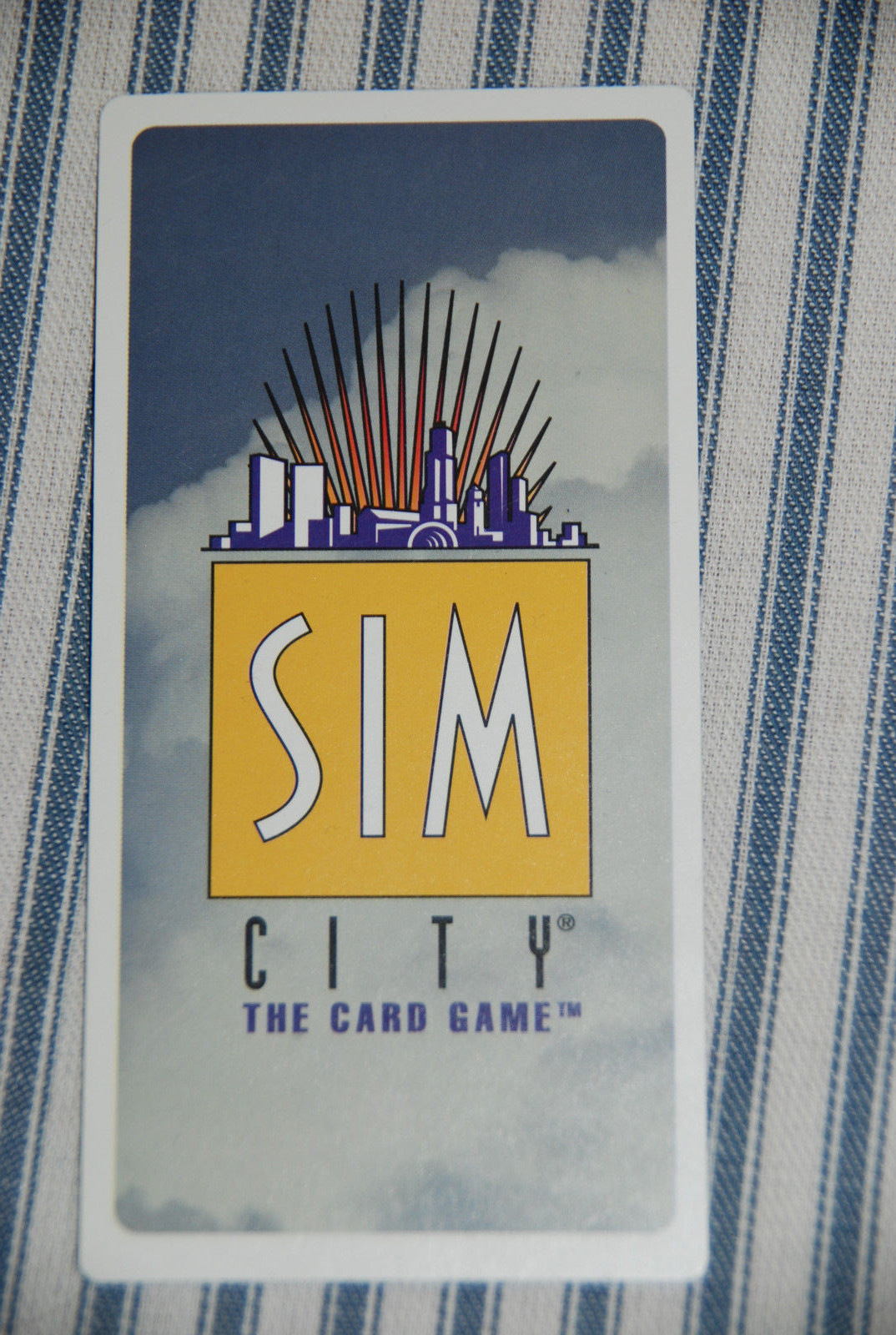 Sim City CCG Rare Long Card Cineplex Card Game Mayfair eBay