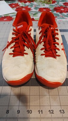  ASICS Women's Gel Solution Speed White Running Sneakers Size 8.5 1042A002