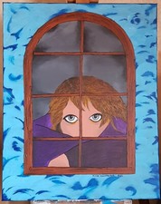 Arte e antiquariato. Acrilo su tela