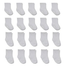 20-Pack Newborn Baby Infant  Toddler Unisex Socks 0-12/12-24 Months Assorted...