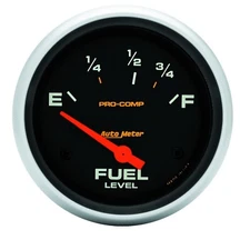 AutoMeter 5416 Pro-Comp 2-5/8" Fuel Level 73-10 Ohms