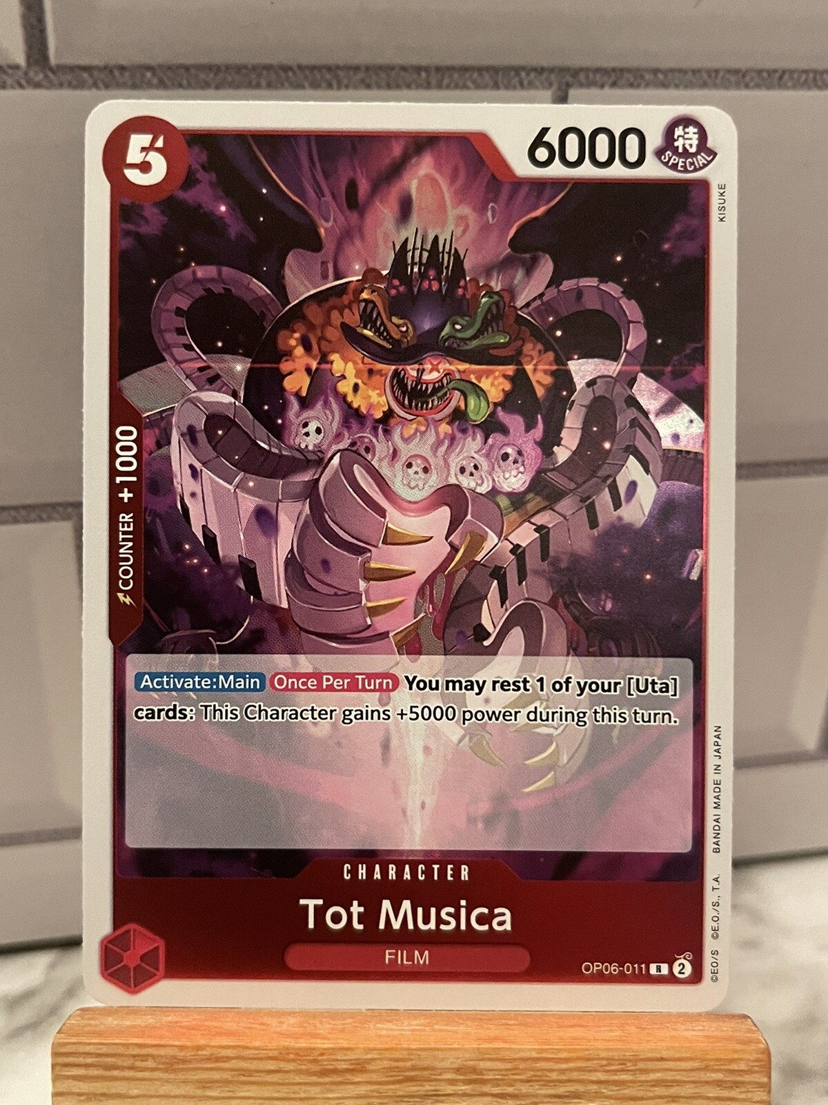 Tot Musica OP06-011 One  Piece Card Game OP-06 Wings Of The Captain