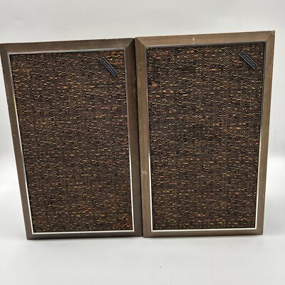 Vintage 1960s 60s JAPAN Japanese Kenwood Wood Wooden Speakers S