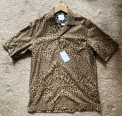 Paul Smith Brown Digital Daisy Shirt XS New with tags