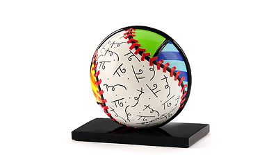 ROMERO BRITTO BASEBALL FIGURINE ( WITH BASE )  ** NEW ** 