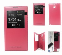 Samsung S-view Flip Cover For Galaxy Note 3 Pink Case Folio Front Window Chop on sale Samsung S-view Flip Cover For Galaxy Note 3 Pink Case Folio Front Window Chop on sale