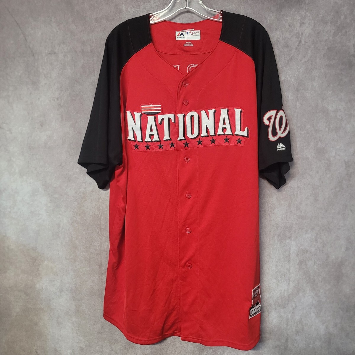 2015 Majestic Authentic Bryce Harper 34 National All Star