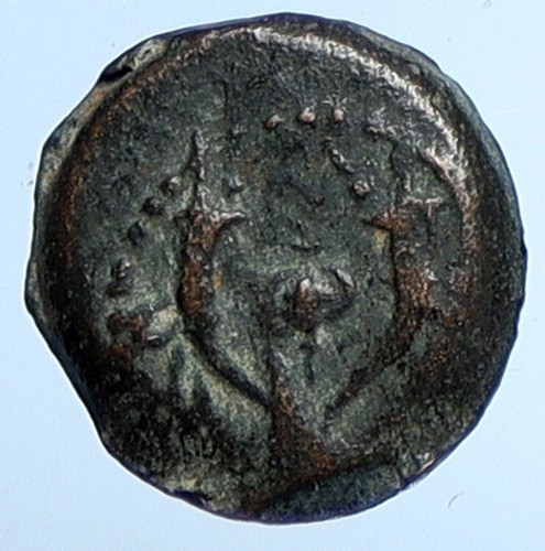 JOHN HYRCANUS Ancient JEWISH Jerusalem Biblical Widows Mite Coin Hn 1141 i110701 - 第 1/3 張圖片