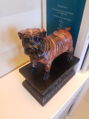 Buchstützen Bulldogge Figuren Ständer X 2