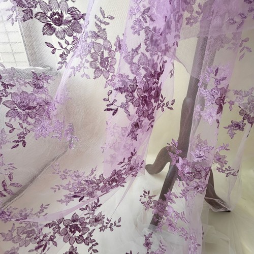 2-9 Cm Nastro Di Pizzo Fiore Ricamato Colorato Per Abbigliamento Artigianale Fai Da Te Fatto A Mano Cucito Abito Da Sposa Natalizio Fiocco Deco Confezione Floreale-PN4008 (2,5 cm),2 Yards (1,83 m