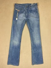 Diesel Industry Zatiny Boot Cut Junior 12 Jeans Slim Fit Blue Denim Stretch