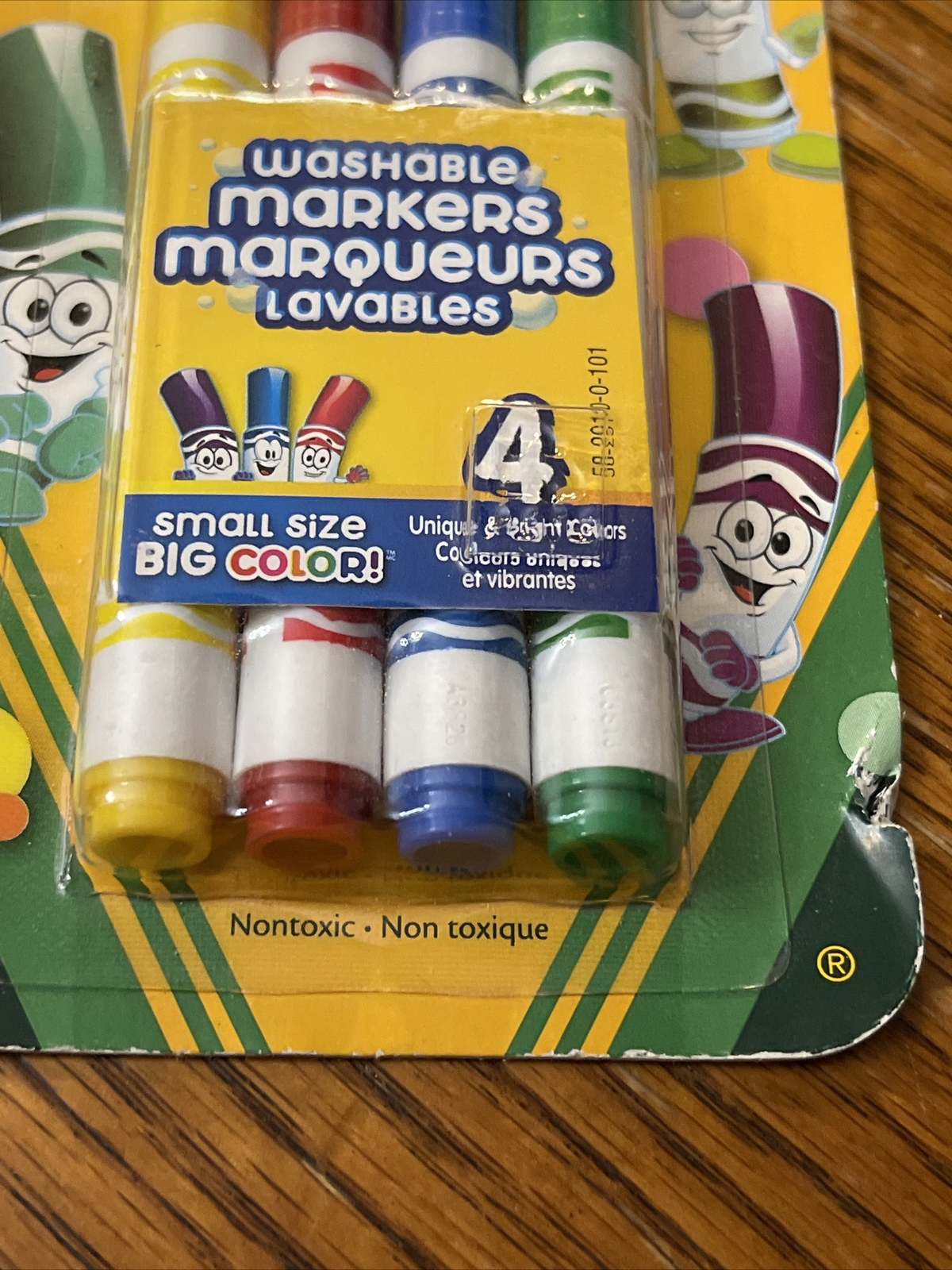 Crayola Pip-Squeaks Skinnies 4 Count Washable Markers 2012 Deadstock
