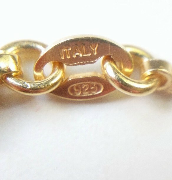 Qvc Murano Glass Heart 925 Sterling Silver 9k Gold Plated Necklace MIB