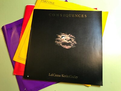 Godley & Creme CONSEQUENCES 3 LP Box '77 w/20pg Book 10cc lol