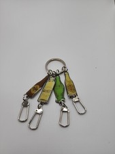 Coca-Cola Keychain 1998 With Multi Hooks Vintage Bottles Dangle Key Ring
