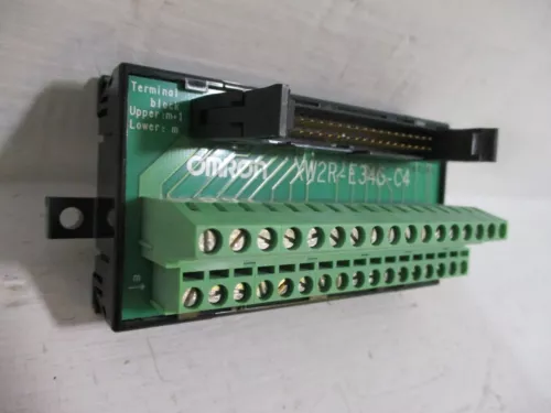 OMRON XW2R-E34G-C4 I/O Terminal Block Module Card