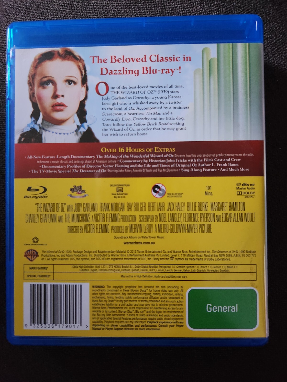 The Wizard Of Oz BluRay Region B eBay