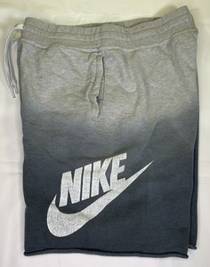 gray nike sweat shorts