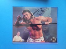Brian Pillman Jr. Autograph 8x10 w/ Top Loader Pro Wrestling Crate AEW MLW WWE