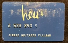 Hess's Department Store charge Card cc1843