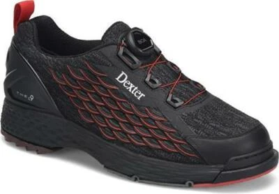 Dexter C-9 Knit Black/Red BOA Mens Bowling Shoes