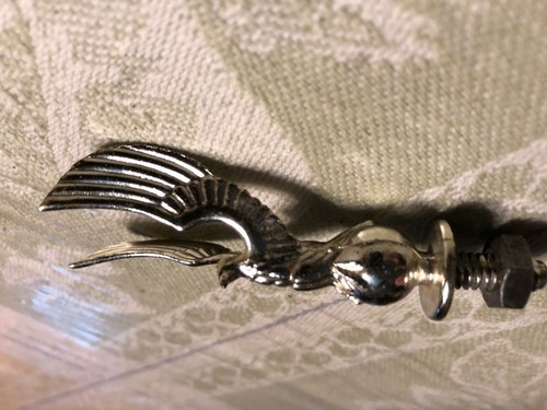 WOW! USED CHROME EAGLE PERFECT FOR PEDAL CAR HOOD ORNAMENT, NICE, L@@K, WOW! - Picture 2 of 3