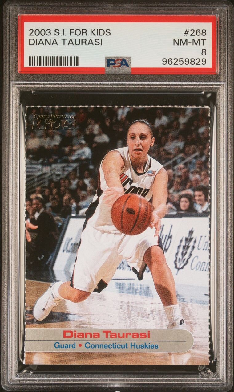 2003 Sports Illustrated For Kids Diana Taurasi PSA 8 RC UConn Huskies - POP 57