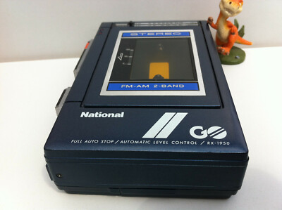 National RX-1950 FM AMラジオカセットレコーダ National RX-1950 Cassette Player Walkman Recorder Radio 2-Band FM