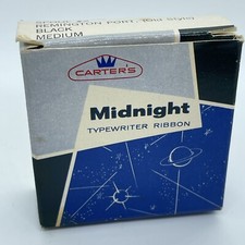 Vintage Carter’s Midnight Typewriter Ribbon Spool #2 Black Medium thumbnail