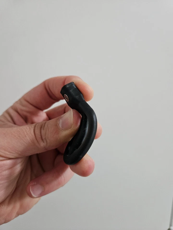 TESTA DI RICAMBIO IMPUGNATURA PER CHIAVE BLOCK SHAFT COLORE NERO - SEZIONE TONDA - Immagine 2 di 4