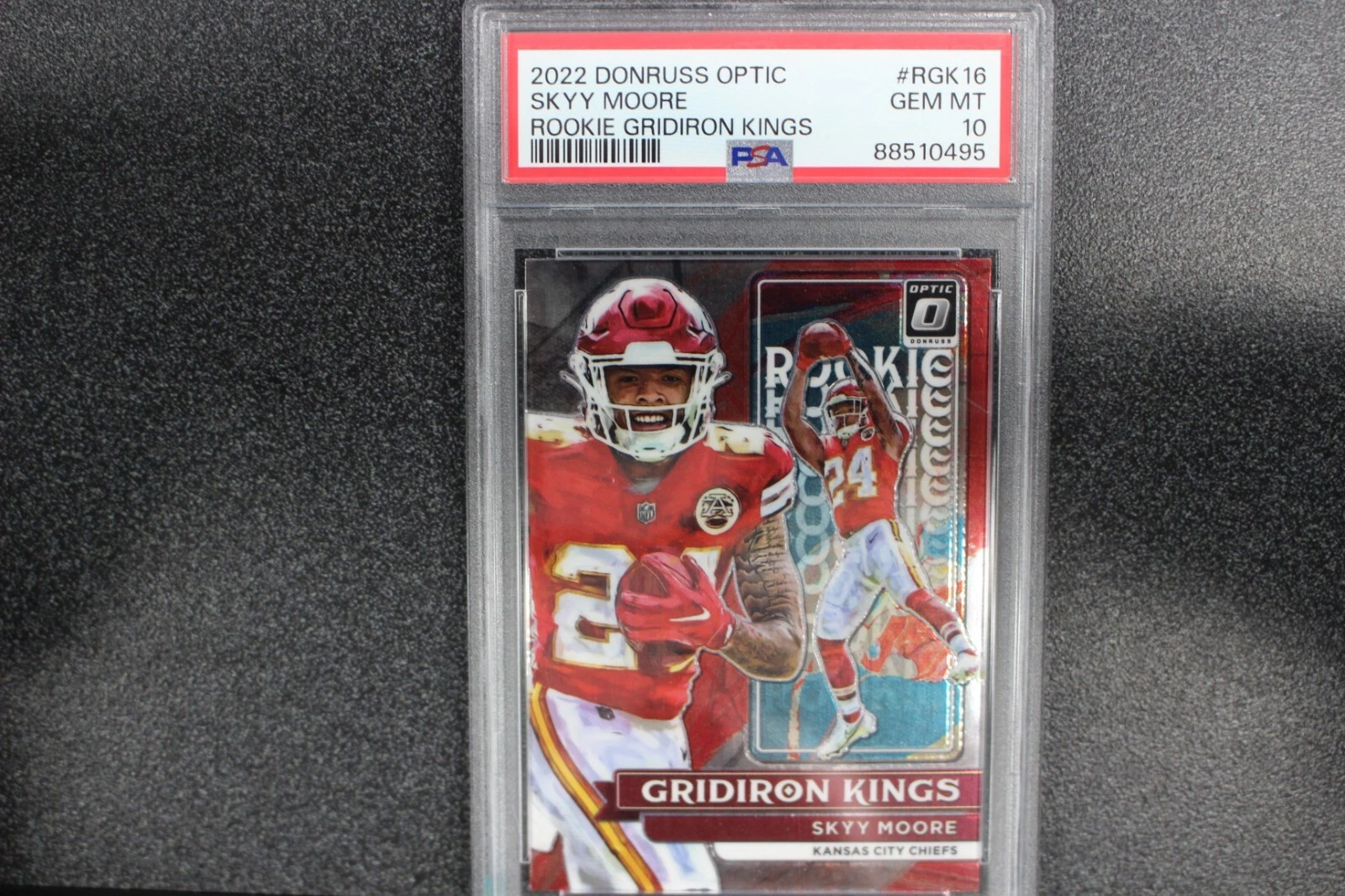 Skyy Moore Panini Donruss Optic Rookie Gridiron Kings #RGK16 Base
