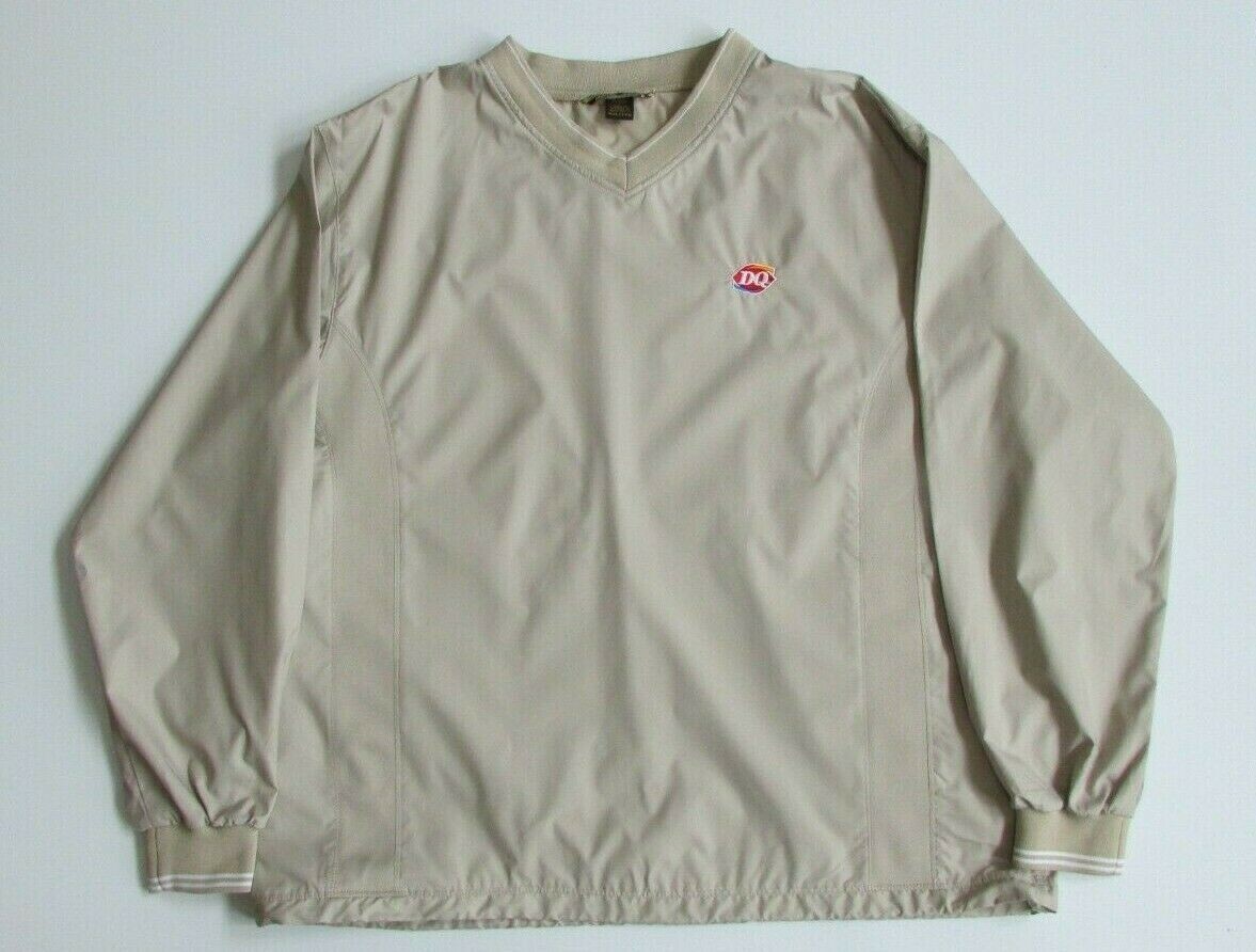 Dairy Queen Ice Cream Employee Uniform Pullover Windb… Gem