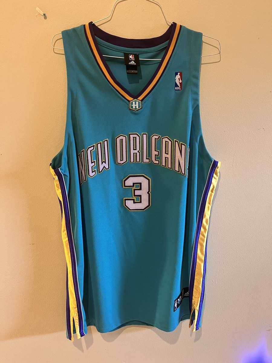 NBA New Orleans Hornets Chris Paul #3 Turquoise Jersey Authentic
