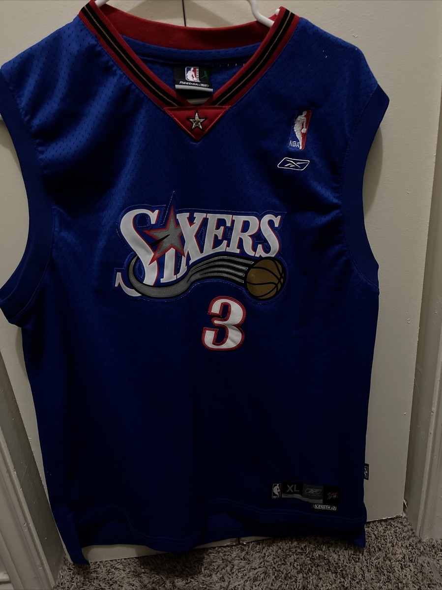 Iverson Sixers ユニフォーム　　XL Philadelphia 76ers Allen Iverson NIKE Swingman NBA Jersey Sz