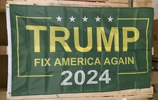 Donald Trump President 2024 Flag FREE SHIP Save America Republican USA Sign 3x5’