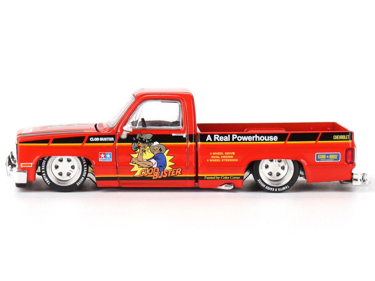 1/64 Chevrolet silverado 精密ミニカー　メキシカン CHEVROLET SILVERADO PICKUP CLOD BUSTER 