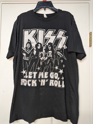 T-shirt Hard Rock Cafe Hollywood - Taille XL Blanc - Thème Rock'n'Roll - Occasion Très Bon état
