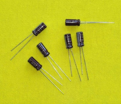 Nippon NCC 22uF 50V 105°C ELKO Kondensator Radial Menge Wählbar 1-10 Stück