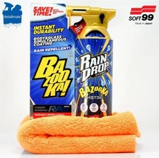 Spray Sealer Paint Soft99 Rain Drop Bazooka 300ml Microfibre Cloth Orange Baby
