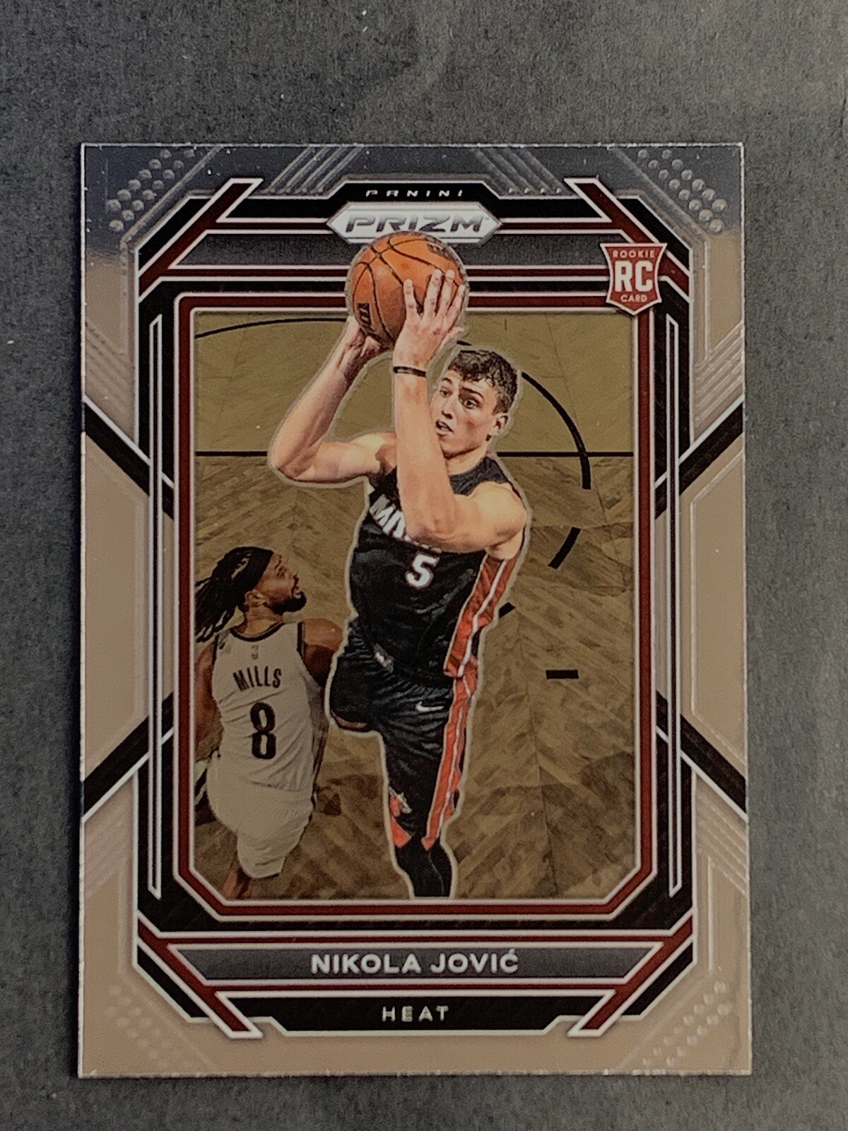 2022-23 Panini Prizm Basketball Nikola Jovic Rc Rookie Base #236 - Heat