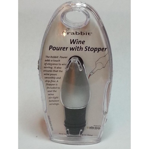 Rabbit Wine Pourer with Stopper eBay