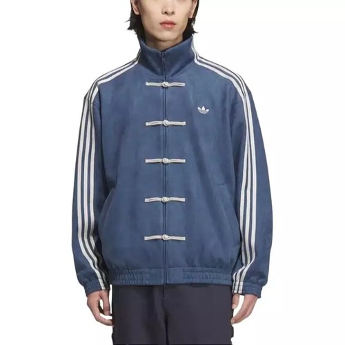 New adidas China Exclusive Year of the Snake Track Jacket Navy Blue Unisex - Picture 2 of 12
