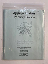 Nancy Pearson Fan With Flowers #76 Appliqué Quilt Pattern