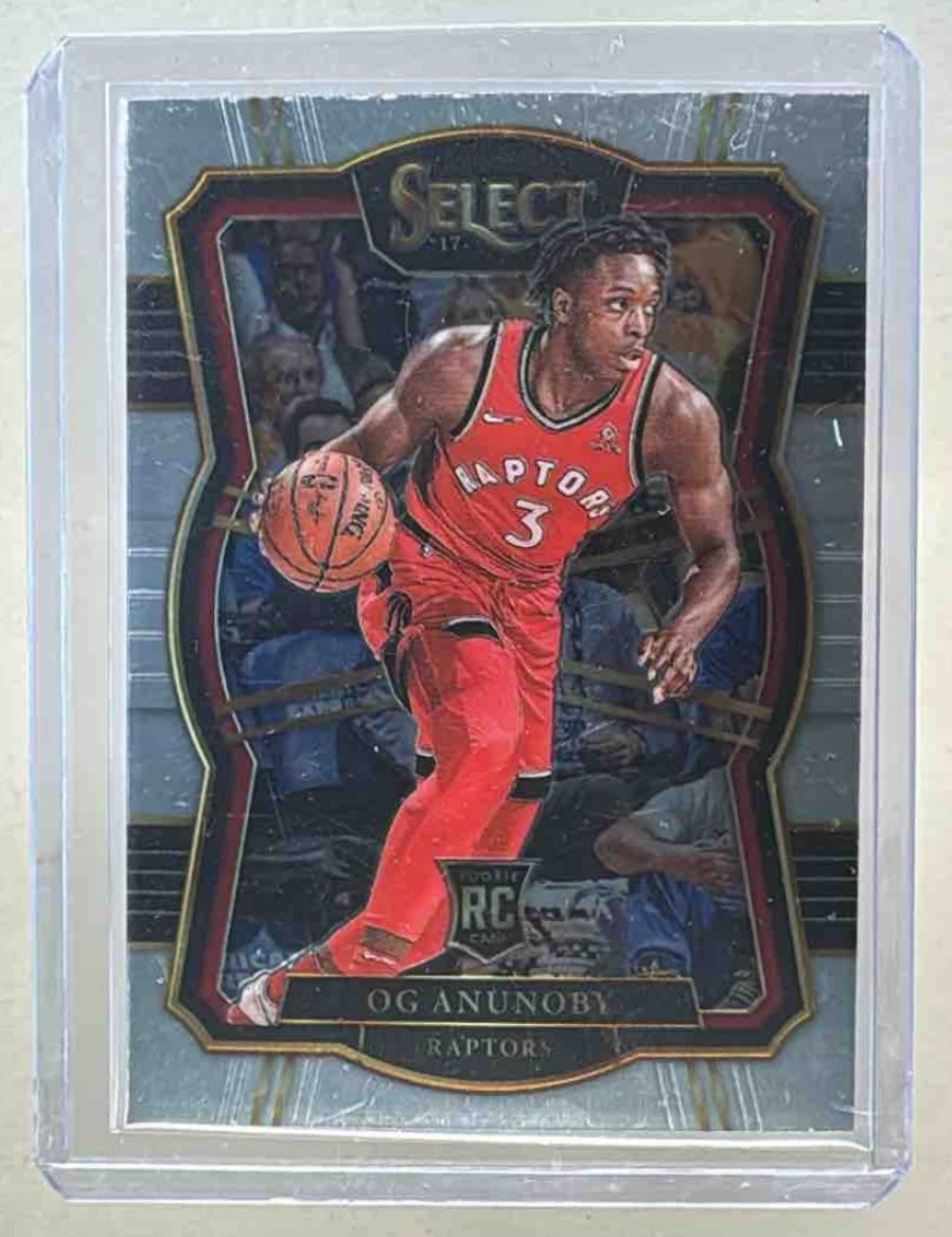 OG Anunoby 2017 Panini Select #134 Rookie RC Premier Level