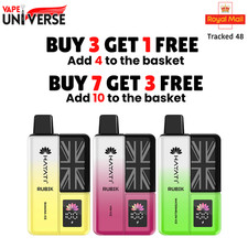 Hayati Rubik 7000 Puffs Prefilled Vape Kit 20mg | Refillable & Rechargeable