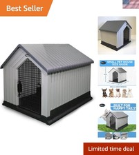 Cozy Indoor/Outdoor Dog House - Modern Waterproof Retreat for Small Dogs
